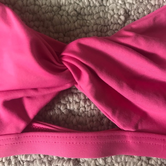 pink cage back twist front bikini top - Picture 4 of 4